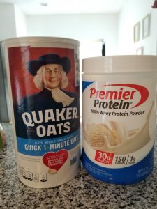 Oatmeal Protein Powder Breakfast