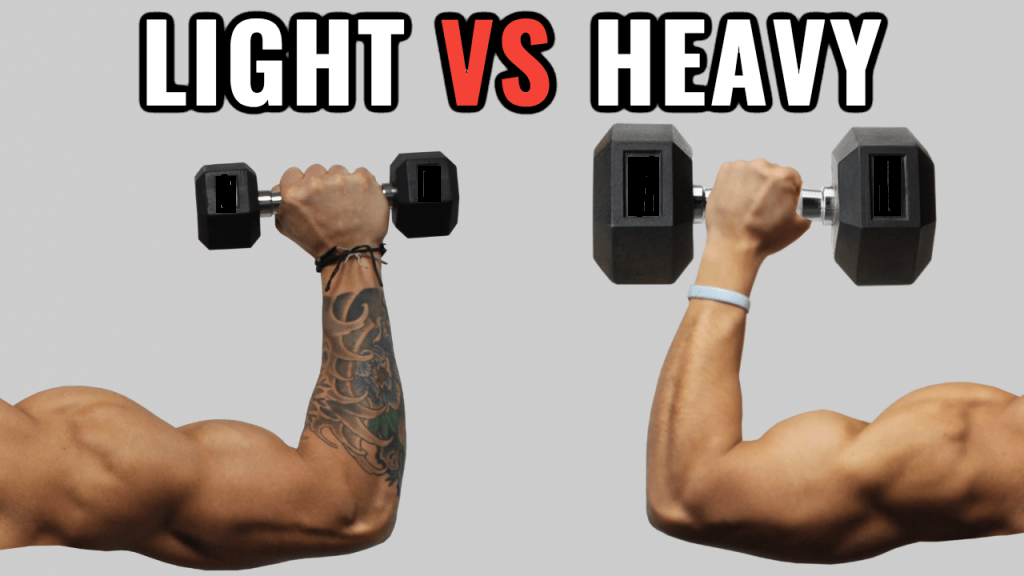 how-lifting-light-weights-can-build-muscle-youtube